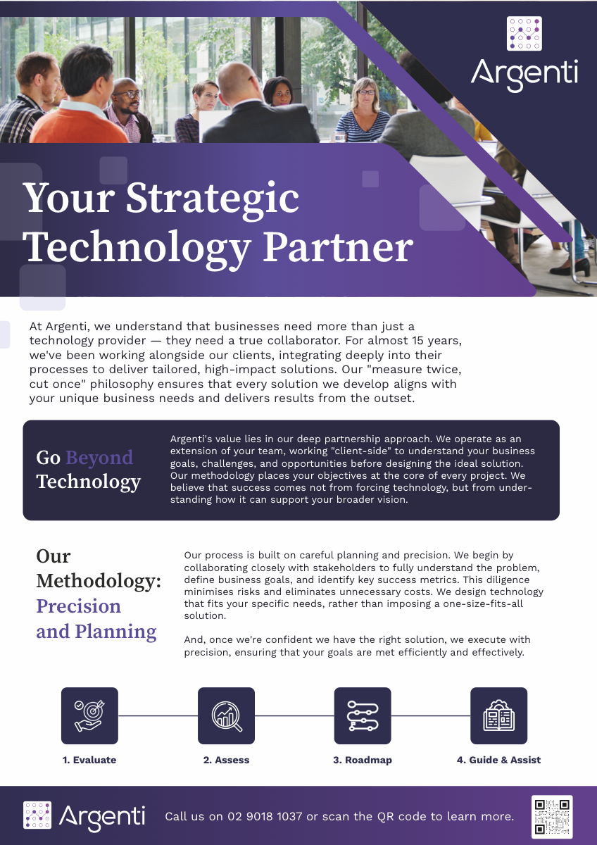 Argenti Capabilities Flyer