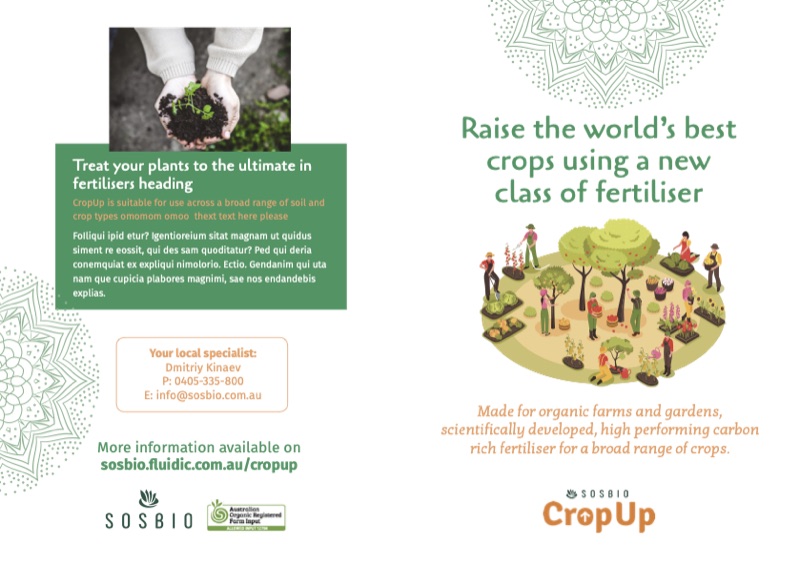 SOSBio CropUp Brochure